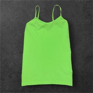 TRUE ROCK Neon Green Women's Tank Top Size S